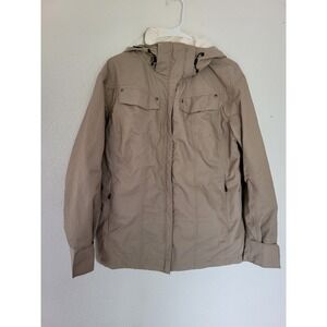 Columbia Titanium Women's Tan Winter Coat Hooded Heavyweight Jacket #8‎
